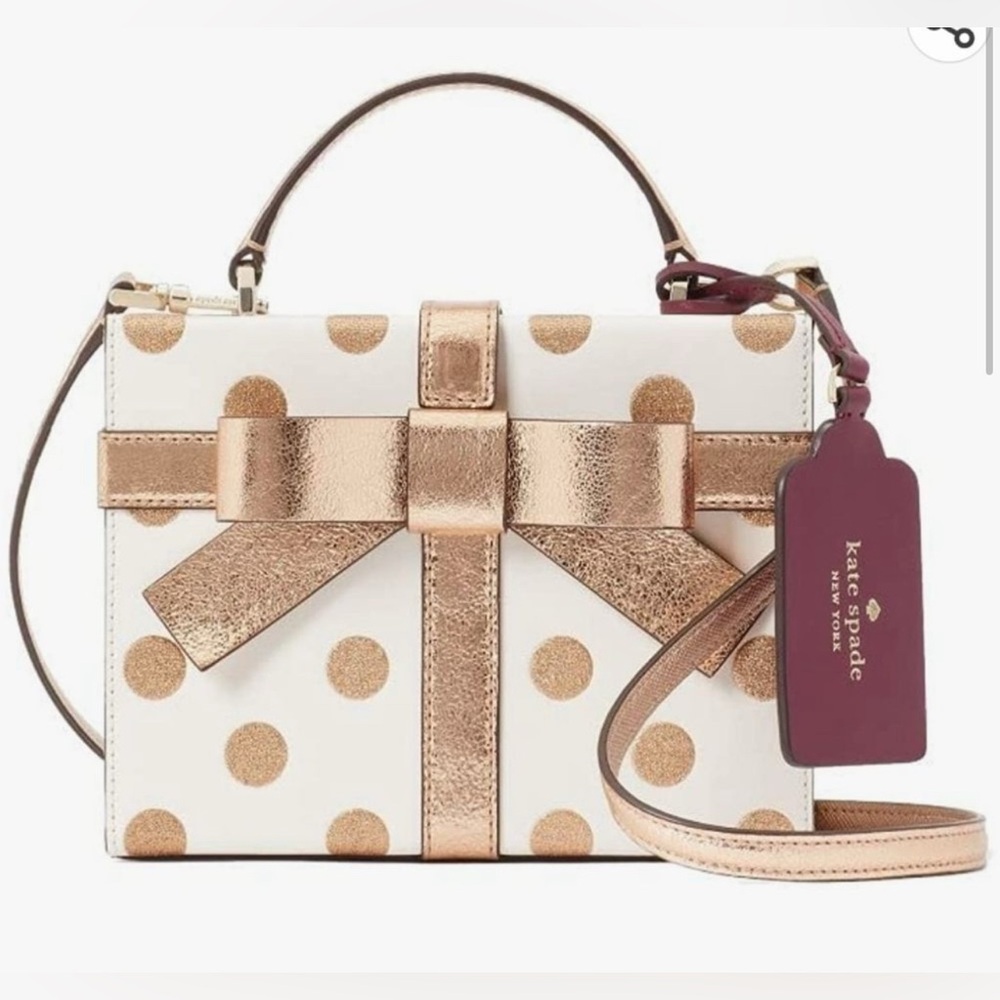 Kate Spade Other Wrapping Party Dot Gift Box Satchel Crossbody Bag